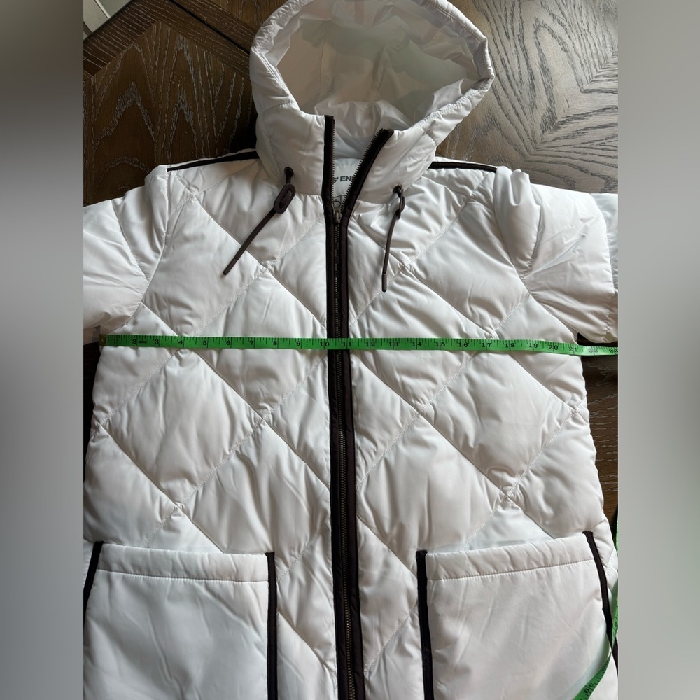 NWOT Land’s End Womens Feather Free Insulated Diamond Quilted Maxi Coat Size M/P - Picture 8 of 9